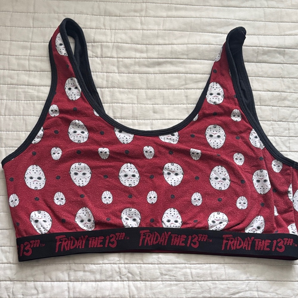 Torrid Friday the 13th Red Sports Bralette